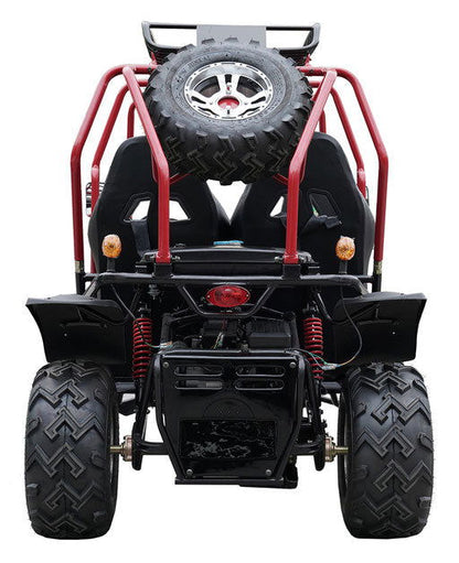 Hummer 4-Seater Buggy Go Kart, 200cc Electric Start, Automatic with Reverse, 10-inch Alloy Wheels