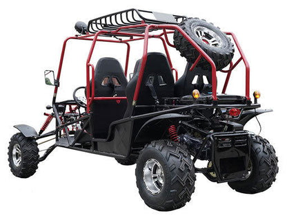 Hummer 4-Seater Buggy Go Kart, 200cc Electric Start, Automatic with Reverse, 10-inch Alloy Wheels