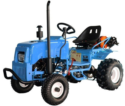Kids Gas Mini Tractor, 125cc Engine with Electric Start, Automatic with Reverse, Ages 12 and up