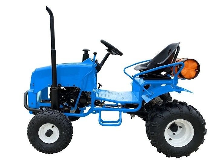 Kids Gas Mini Tractor, 125cc Engine with Electric Start, Automatic with Reverse, Ages 12 and up