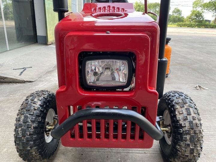 Kids Gas Mini Tractor, 125cc Engine with Electric Start, Automatic with Reverse, Ages 12 and up