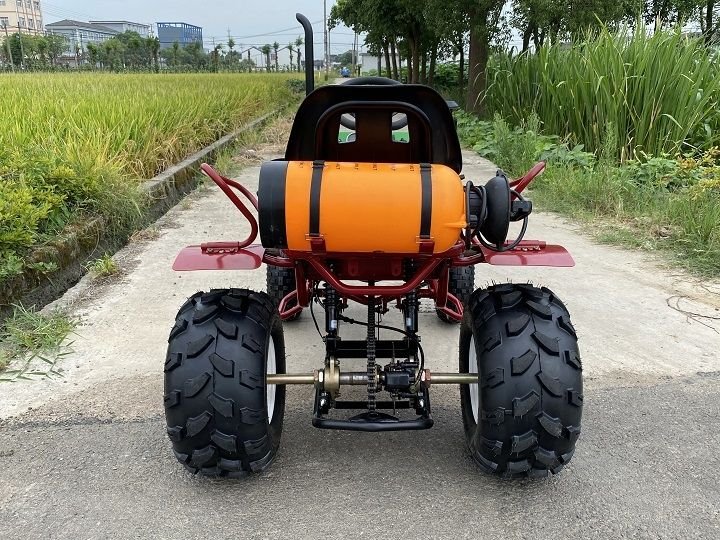 Kids Gas Mini Tractor, 125cc Engine with Electric Start, Automatic with Reverse, Ages 12 and up