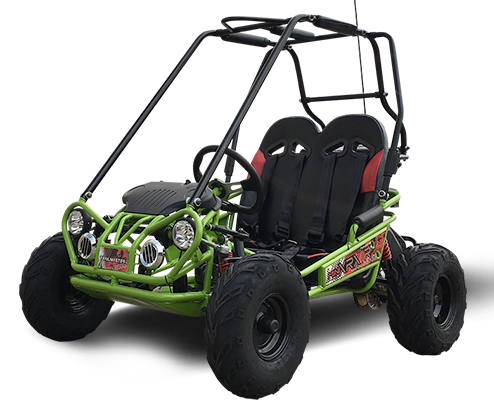 TrailMaster MINI XRX+ Kids GoKart, 5.5hp Gas Engine with Electric Start, Remote Start/Kill, Ages 4-9