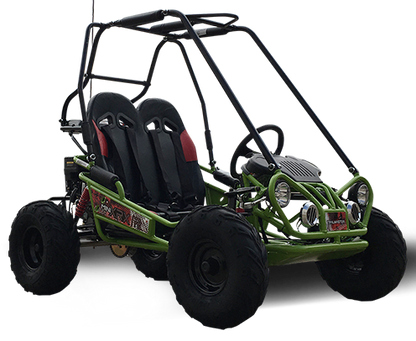 TrailMaster MINI XRX+ Kids Go Kart, 5.5hp Gas Engine with Electric Start, Remote Start/Kill, Ages 4-9
