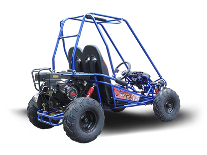 TrailMaster MINI XRX+ Kids Go Kart, 5.5hp Gas Engine with Electric Start, Remote Start/Kill, Ages 4-9