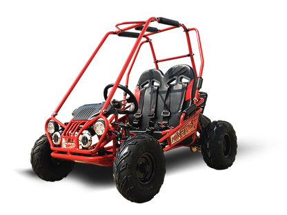 TrailMaster MINI XRX+ Kids Go Kart, 5.5hp Gas Engine with Electric Start, Remote Start/Kill, Ages 4-9