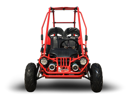 TrailMaster MINI XRX+ Kids Go Kart, 5.5hp Gas Engine with Electric Start, Remote Start/Kill, Ages 4-9