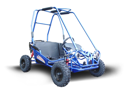 TrailMaster MINI XRS+ Kids Go Kart, 5.5hp Gas Engine, Dual Seats, Adjustable Pedals, Pull Start, Kids Ages 4-9