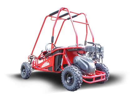 TrailMaster MINI XRS+ Kids Go Kart, 5.5hp Gas Engine, Dual Seats, Adjustable Pedals, Pull Start, Kids Ages 4-9