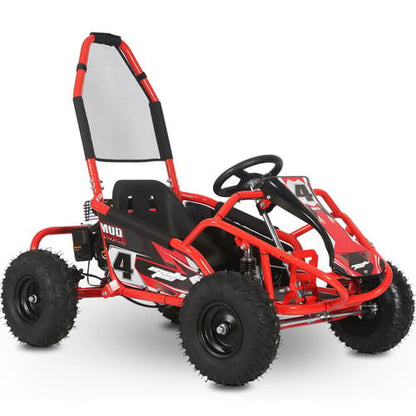 Kids Gas Powered Go Kart,  2.5hp 4-Stroke, Full Suspension, Ages 8 and up