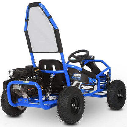 Kids Gas Powered Go Kart,  2.5hp 4-Stroke, Full Suspension, Ages 8 and up