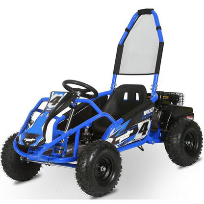 Kids Gas Powered Go Kart,  2.5hp 4-Stroke, Full Suspension, Ages 8 and up