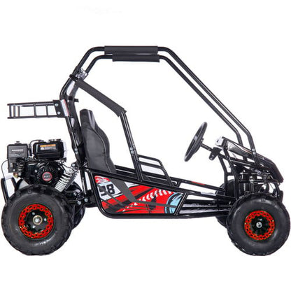 Interceptor XL Mid-size Go Kart, 7hp 4-Stroke Pull Start, Automatic, Full Suspension