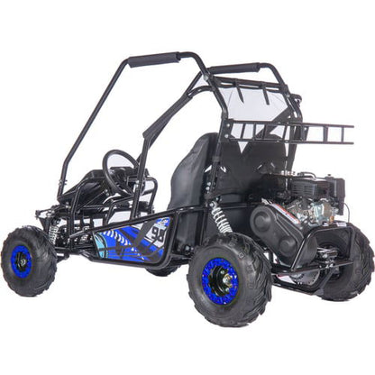Interceptor XL Mid-size Go Kart, 7hp 4-Stroke Pull Start, Automatic, Full Suspension