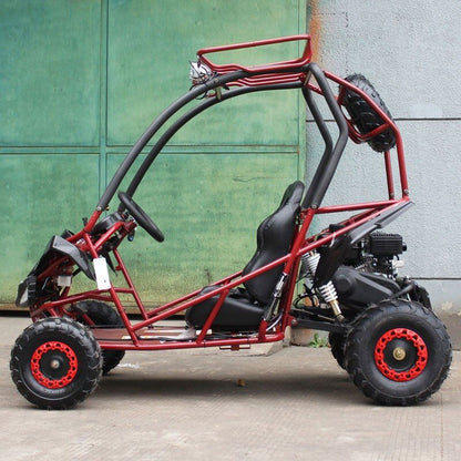 PGO 200GVS Kids Gas Go Kart, 6.5hp 196cc engine with Electric Start, Automatic Torque Converter, Ages 8 and up