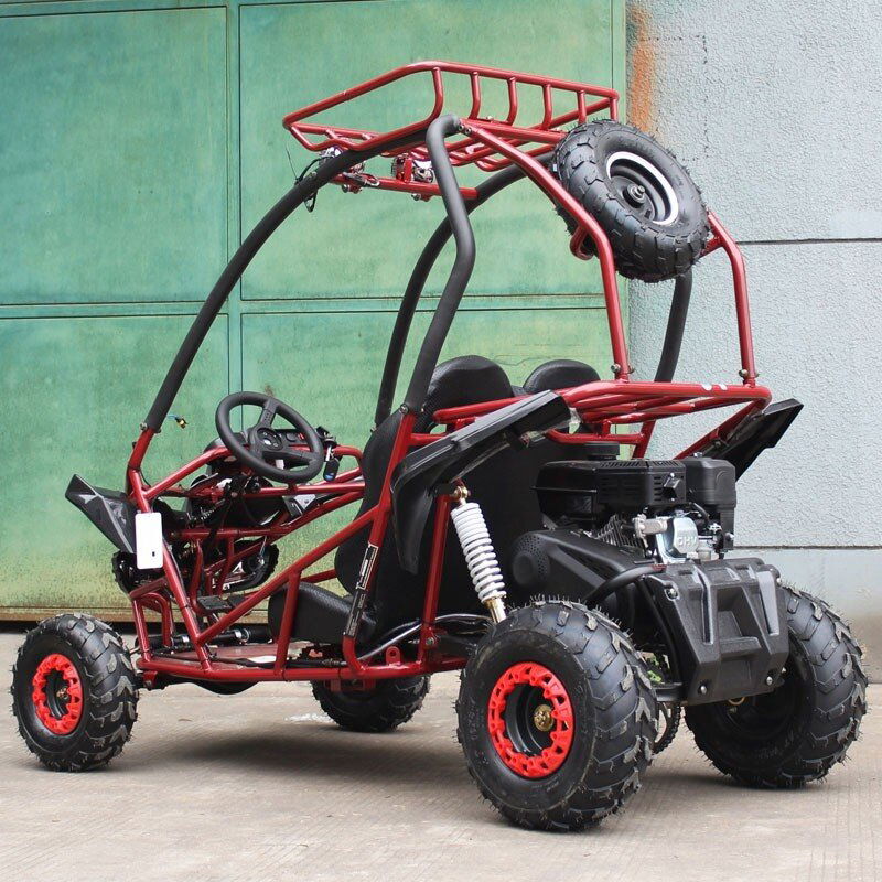 PGO 200GVS Kids Gas Go Kart, 6.5hp 196cc engine with Electric Start, Automatic Torque Converter, Ages 8 and up