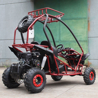 PGO 200GVS Kids Gas Go Kart, 6.5hp 196cc engine with Electric Start, Automatic Torque Converter, Ages 8 and up