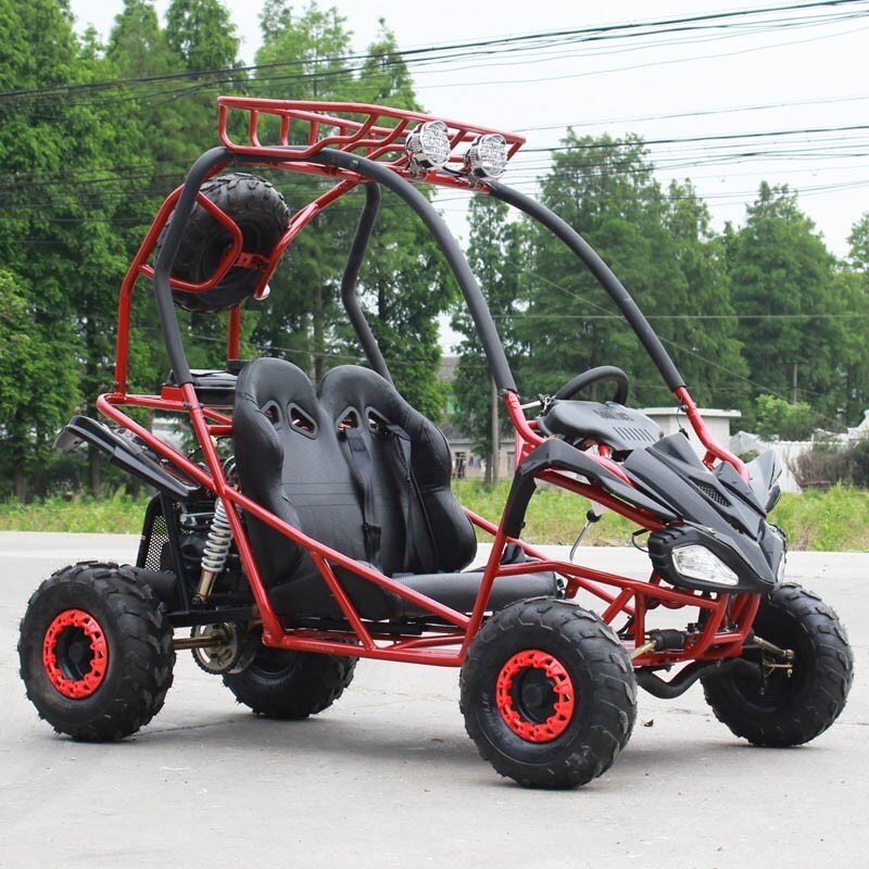 PGO 200GVS Kids Gas Go Kart, 6.5hp 196cc engine with Electric Start, Automatic Torque Converter, Ages 8 and up