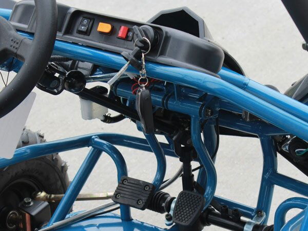 PGO 200GVS Kids Gas Go Kart, 6.5hp 196cc engine with Electric Start, Automatic Torque Converter, Ages 8 and up