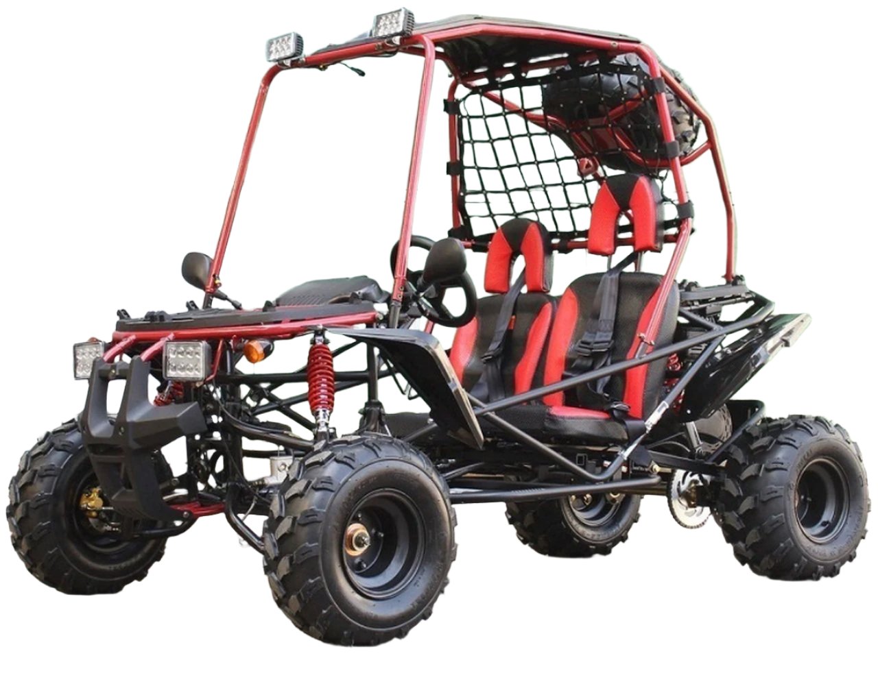 Pathfinder Mid-Size Kids Go Kart, 208cc 7.5hp Gas Engine, Electric Start, Torque Converter with Reverse, Ages 8 and up