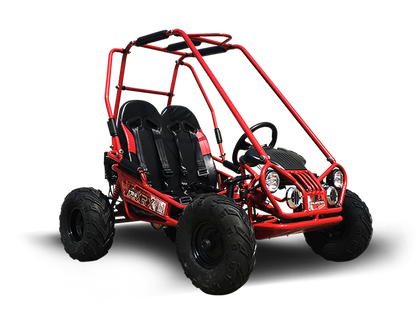 TrailMaster MINI XRX/R+ Go Kart, 5.5hp Parental Remote Control with Reverse, Kids Ages 4-9