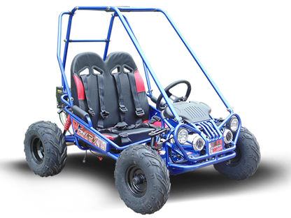 TrailMaster MINI XRX/R+ Go Kart, 5.5hp Parental Remote Control with Reverse, Kids Ages 4-9