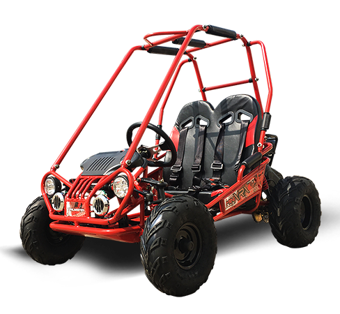 TrailMaster MINI XRX/R+ Go Kart, 5.5hp Parental Remote Control with Reverse, Kids Ages 4-9