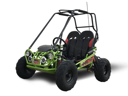 TrailMaster MINI XRX/R+ Go Kart, 5.5hp Parental Remote Control with Reverse, Kids Ages 4-9