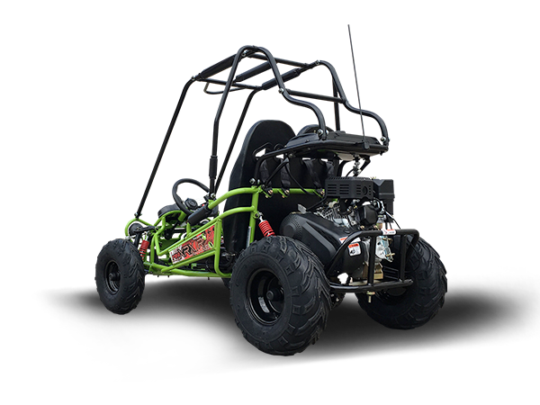 TrailMaster MINI XRX/R+ Go Kart, 5.5hp Parental Remote Control with Reverse, Kids Ages 4-9