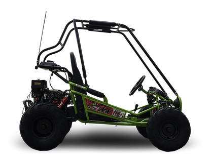 TrailMaster MINI XRX/R+ Go Kart, 5.5hp Parental Remote Control with Reverse, Kids Ages 4-9