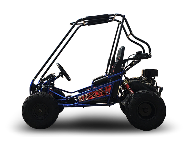 TrailMaster MINI XRX/R+ Go Kart, 5.5hp Parental Remote Control with Reverse, Kids Ages 4-9