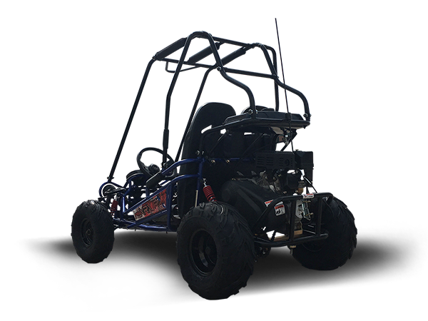 TrailMaster MINI XRX/R+ Go Kart, 5.5hp Parental Remote Control with Reverse, Kids Ages 4-9