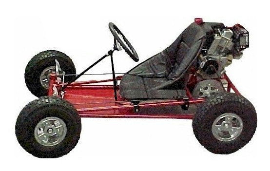 Road Rocket Go Kart Kit, Aluminum Tri-star Wheels