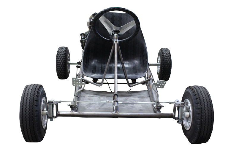 Road Rocket Go Kart Kit, Aluminum Tri-star Wheels