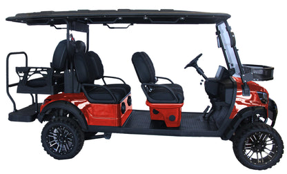 TrailMaster TBM X6 6-seater Electric Golf Cart, 5kW Lithium Battery