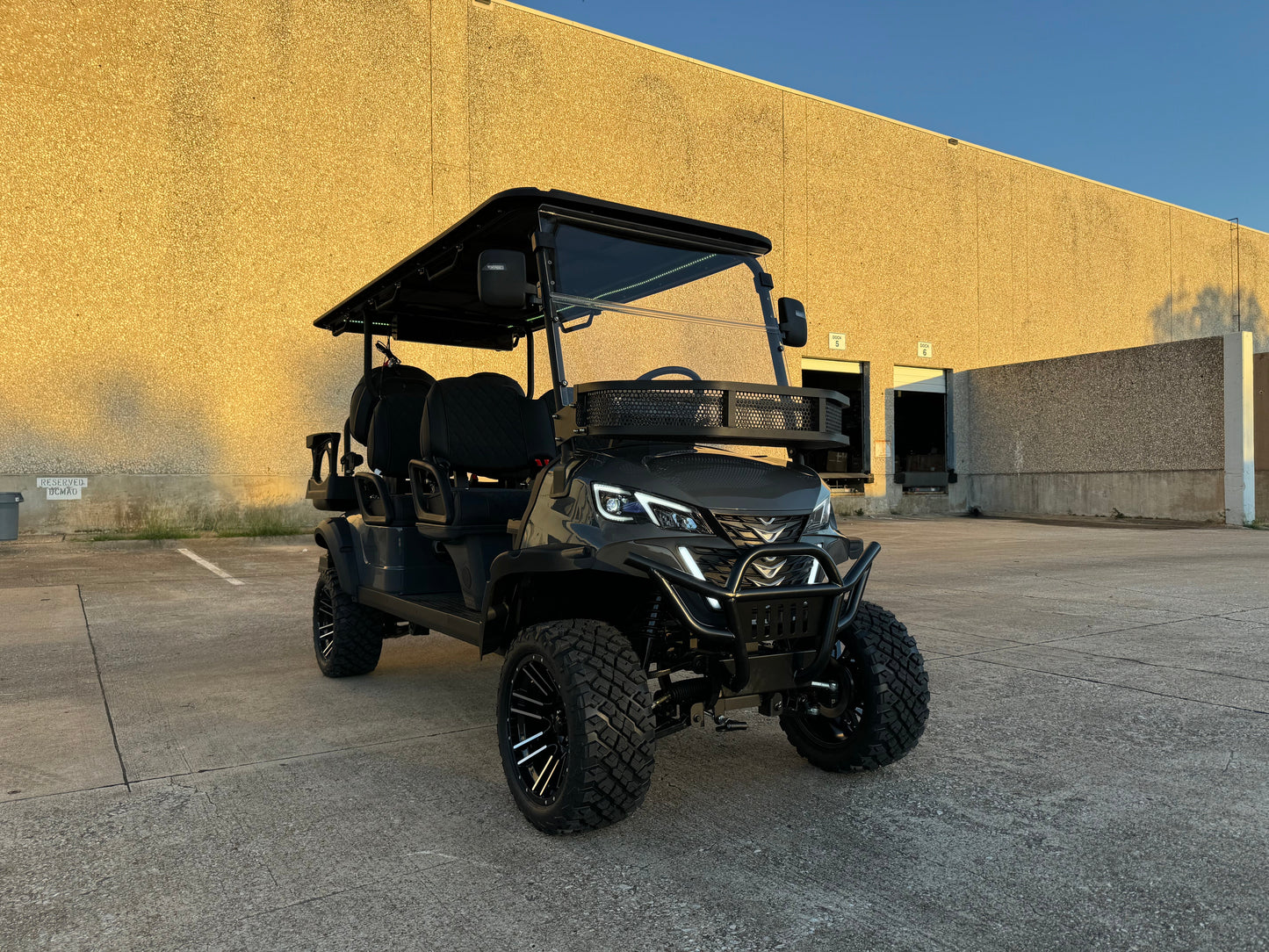 TrailMaster TBM X6 6-seater Electric Golf Cart, 5kW Lithium Battery