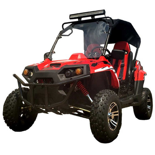 Trail Master Challenger 200EX EFI UTV Deluxe, Windshield, Push Bar, Alloy Wheels, Light Bar