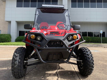 Trail Master Challenger 200EX EFI UTV Deluxe, Windshield, Push Bar, Alloy Wheels, Light Bar