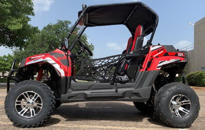 Trail Master Challenger 200EX EFI UTV Deluxe, Windshield, Push Bar, Alloy Wheels, Light Bar