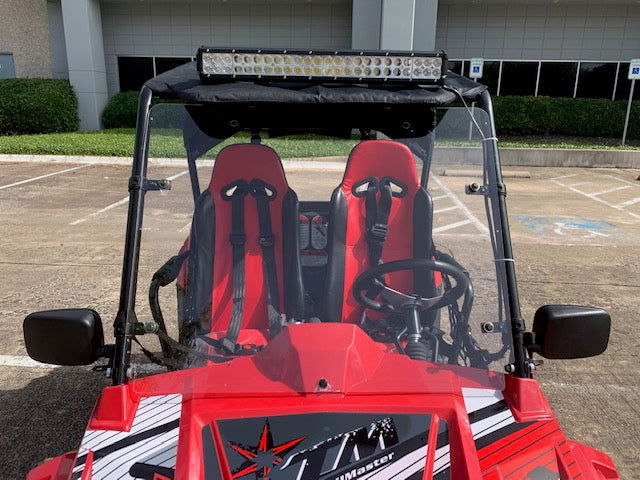 Trail Master Challenger 200EX EFI UTV Deluxe, Windshield, Push Bar, Alloy Wheels, Light Bar