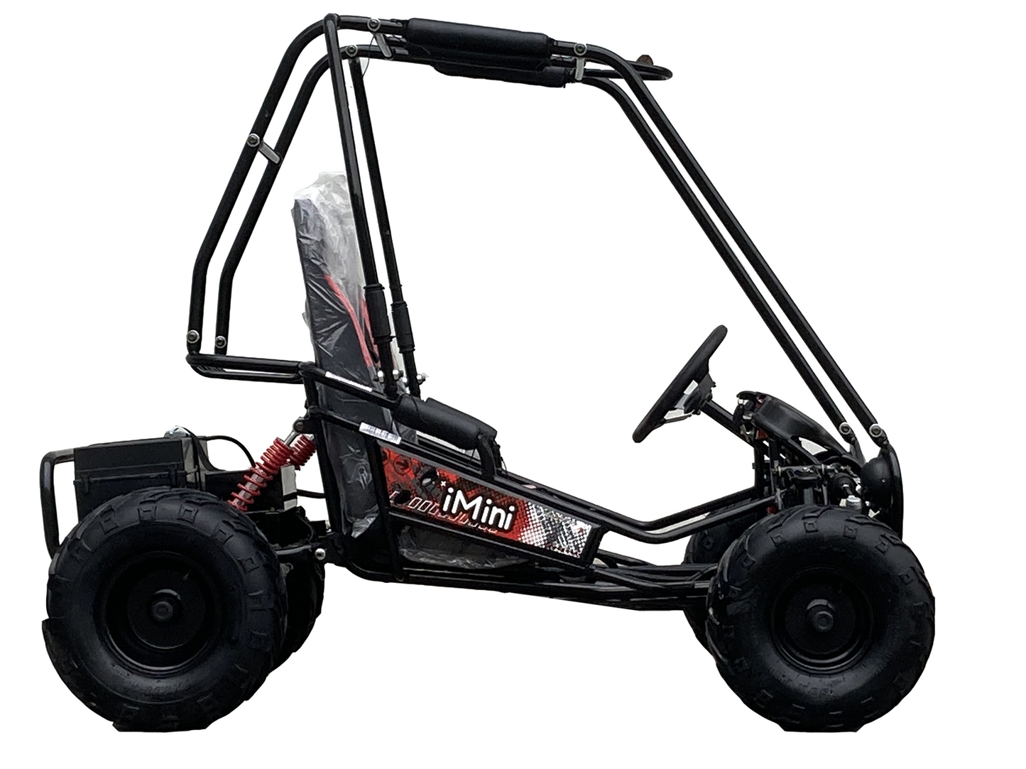 TrailMaster iMini Kids Electric Go Kart, Reverse, 48v, 2-speed settings, Kids Ages 4-9