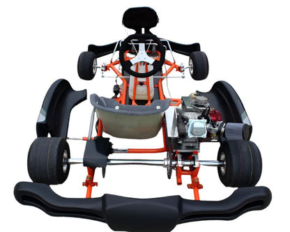 VS1 Adult Racing Go Kart, 196cc Clone Engine, Chrome Moly Steel Frame