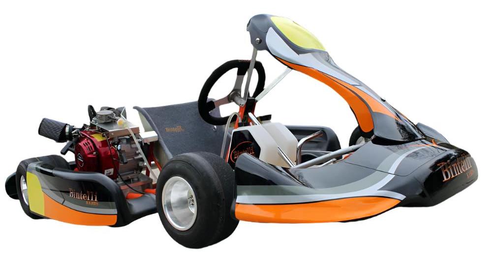 VS1 Adult Racing Go Kart, 196cc Clone Engine, Chrome Moly Steel Frame