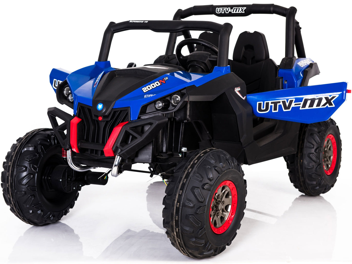 Mini Moto UTV 4x4 12v White [2.4ghz RC]