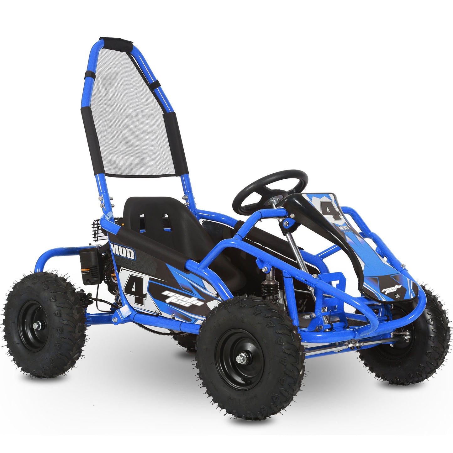 MotoTec Mud Monster Kids Electric 48v 1000w Go Kart Full Suspension