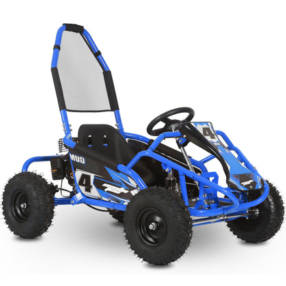 MotoTec Mud Monster Kids Electric 48v 1000w Go Kart Full Suspension